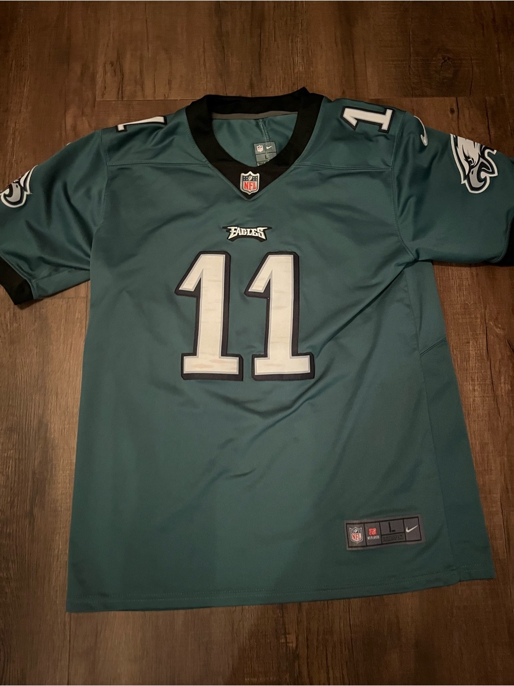 Philadelphia Eagles Men's #11 Teal Football Jersey - Nike